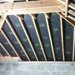 Breathable Vent Card Between Rafters